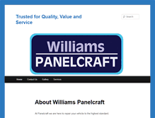 Tablet Screenshot of donwilliamspanelcraft.co.uk